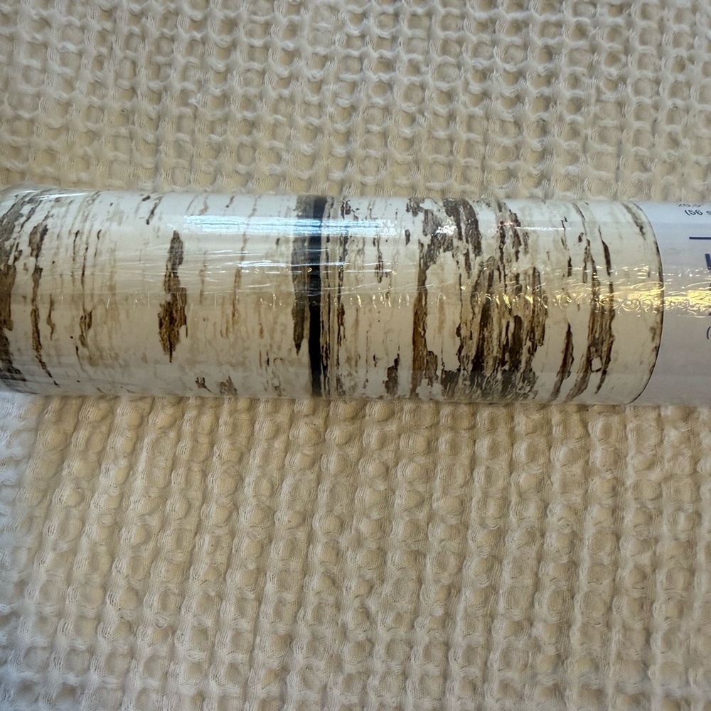 Rustic Birch Tree Wallpaper Roll. CHesapeak double roll sealed.